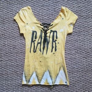 Customized Cut Out Design T-Shirt